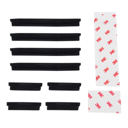 FR JG-031 8 PCS Rubber Car Side Door Edge Protection Guards Cover Trims Stickers(Black) by buy2fix
