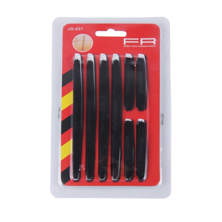 FR JG-031 8 PCS Rubber Car Side Door Edge Protection Guards Cover Trims Stickers(Black) by buy2fix