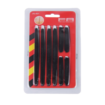 FR JG-031 8 PCS Rubber Car Side Door Edge Protection Guards Cover Trims Stickers(Black) by buy2fix