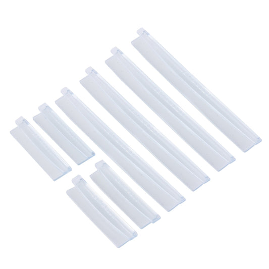 FR JG-031 8 PCS Rubber Car Side Door Edge Protection Guards Cover Trims Stickers(Transparent) by buy2fix