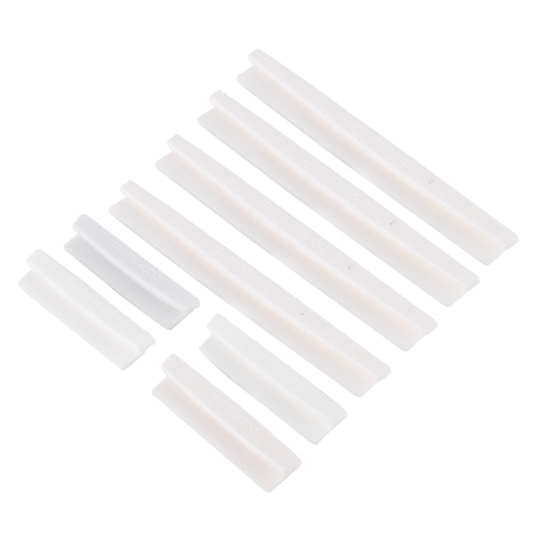 FR JG-031 8 PCS Rubber Car Side Door Edge Protection Guards Cover Trims Stickers(White) by buy2fix