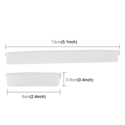FR JG-031 8 PCS Rubber Car Side Door Edge Protection Guards Cover Trims Stickers(White) by buy2fix
