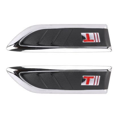 2 PCS Car Side Air Intake Flow Vent Fender Decorative Stickers Cover by buy2fix