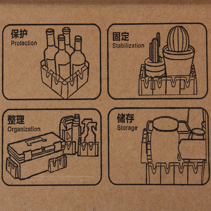 DM-018 4 PCS Assembly Multi-functional Vehicle Protection Stabilization Organization Storage High Quality Holder Kit by buy2fix