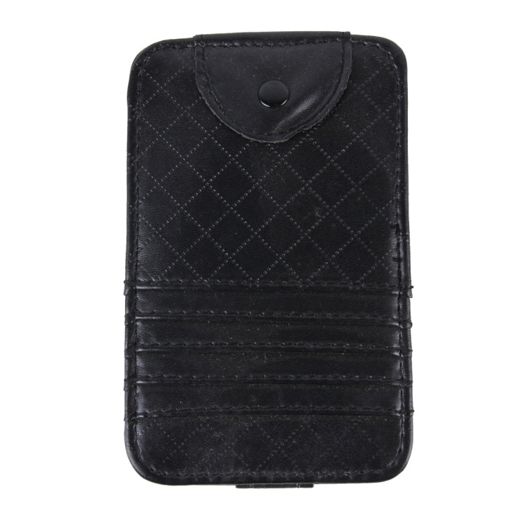 FUDAOCHE Multi-functional Auto Car Sun Visor Sunglasses Holder Card CD Storage Holder Pouch Bag(Black) by buy2fix