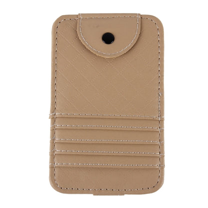 FUDAOCHE Multi-functional Auto Car Sun Visor Sunglasses Holder Card CD Storage Holder Pouch Bag(Brown) by buy2fix