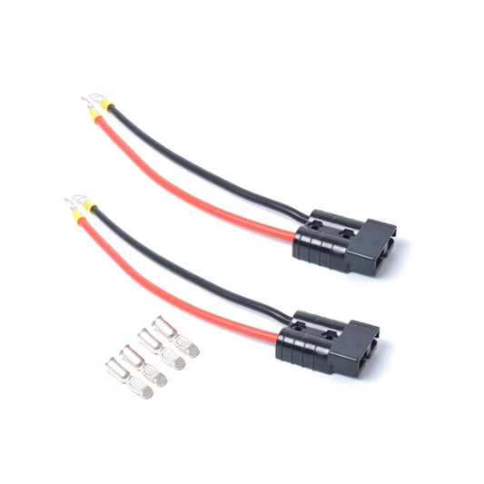 2 PCS Battery Quick Connector 50A Dual Battery Caravan Trailer Solar Truck with 25cm Extension Wires - DIY Cables by buy2fix | Online Shopping UK | buy2fix