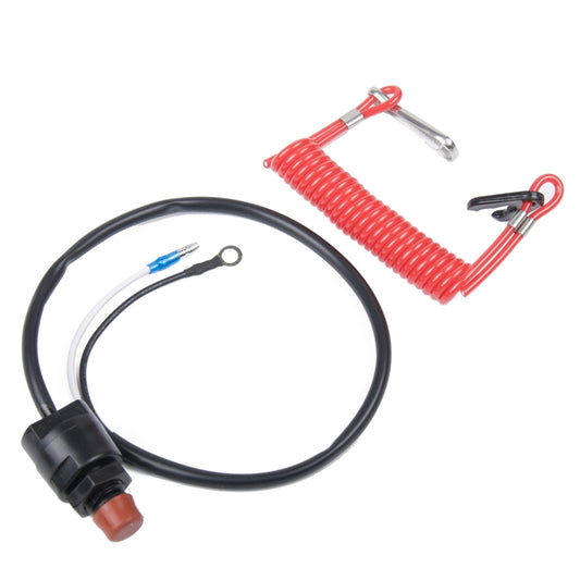Universal Stop Switch + Safe Lanyard for ATV Boat - Car Switches by buy2fix | Online Shopping UK | buy2fix