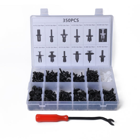 350 PCS Universal Car Retainer Clips Assortment Car Panel Trim Plastic Fasteners Rivet Clips Set - Nuts & Bolts by buy2fix | Online Shopping UK | buy2fix