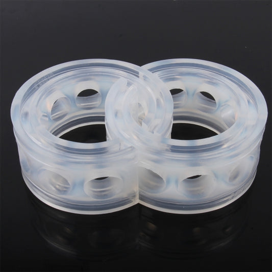 2 PCS Car Auto C+ Type Shock Absorber Spring Bumper Power Cushion Buffer, Spring Spacing: 32mm, Colloid Height: 60mm - Power Cushion by buy2fix | Online Shopping UK | buy2fix