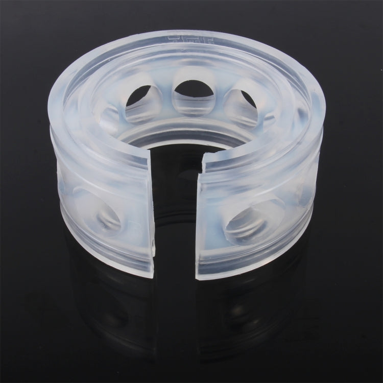 2 PCS Car Auto D Type Shock Absorber Spring Bumper Power Cushion Buffer, Spring Spacing: 22mm, Colloid Height: 43mm by buy2fix