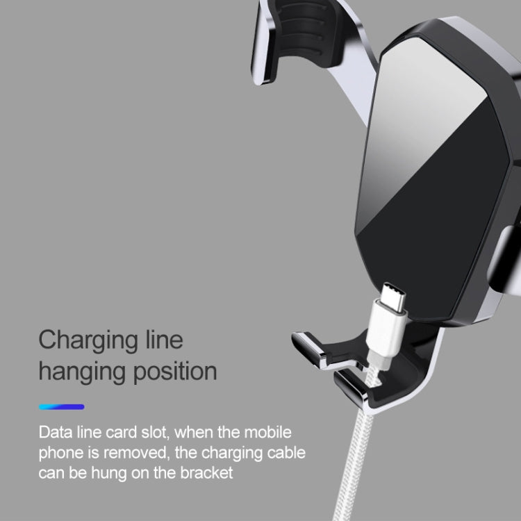 Adjustable Car Mirror Surface Gravity Mobile Phone Holder Bracket by buy2fix