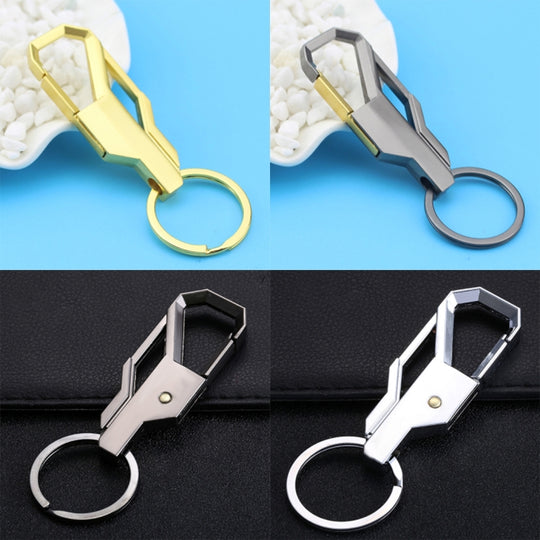 Porte-clés en métal pour hommes, pendentif créatif de voiture, livraison de couleur aléatoire, 10 pièces