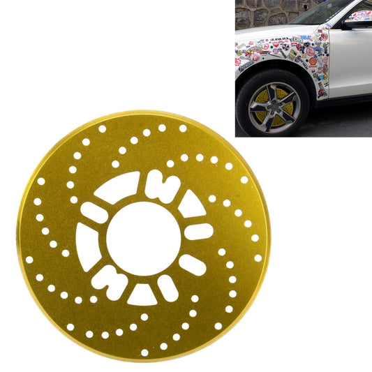 2 PCS Universal Aluminium Auto Car Wheel Disc Brake Racing Decorative Cover(Gold) - Wheels Tires & Parts by buy2fix | Online Shopping UK | buy2fix