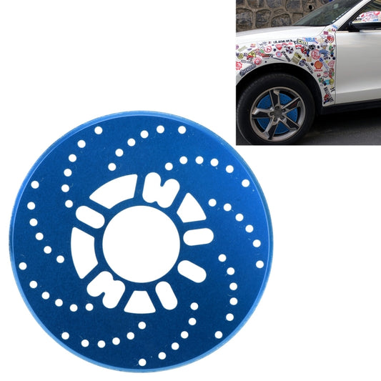 2 PCS Universal Aluminium Auto Car Wheel Disc Brake Racing Decorative Cover(Blue) - Wheels Tires & Parts by buy2fix | Online Shopping UK | buy2fix