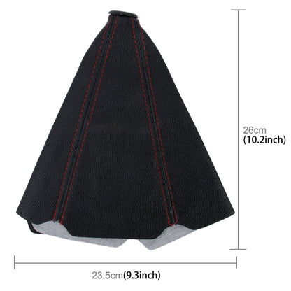 Car Auto Universal Leather Waterproof Dustproof Hand Brake Shift Knob Cover by buy2fix