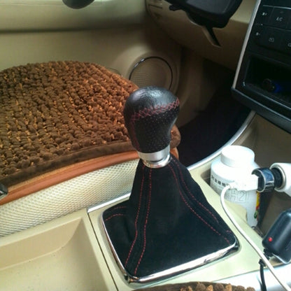 Car Auto Universal Leather Waterproof Dustproof Hand Brake Shift Knob Cover by buy2fix