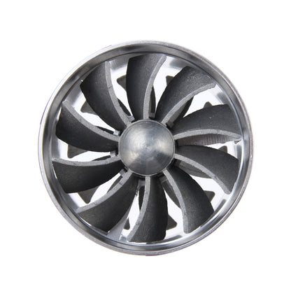 F1-Z Car Stainless Universal Supercharger Dual Double Turbine Air Intake Fuel Saver Turbo Turboing Charger Fan Set kit(Silver) by buy2fix