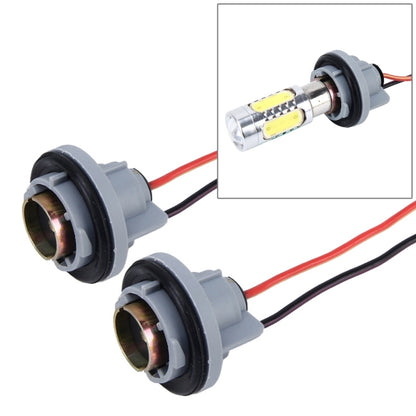 2 PCS 1156 Car Auto LED Bulb Socket Holder (No Including Light) - Wires by buy2fix | Online Shopping UK | buy2fix