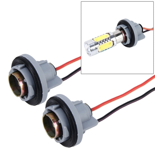 2 PCS 1156 Car Auto LED Bulb Socket Holder (No Including Light) - Wires by buy2fix | Online Shopping UK | buy2fix