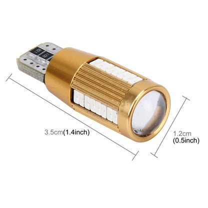 2 PCS T10 2W Constant Current Car Clearance Light with 38 SMD-3014 Lamps, DC 12-16V(Red Light) - Clearance Lights by buy2fix | Online Shopping UK | buy2fix