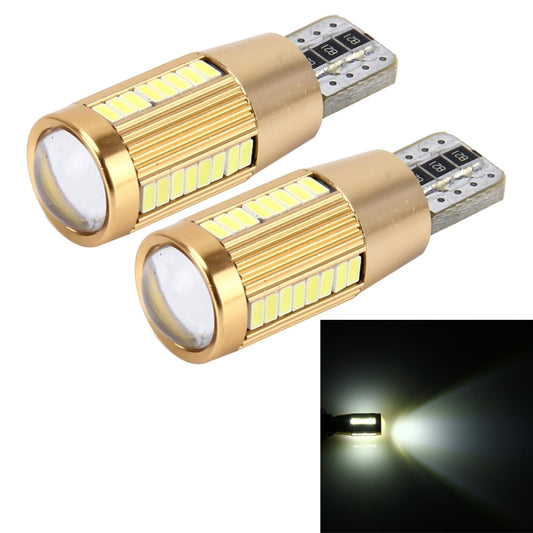 2 PCS T10 2W 180 LM 5500K Constant Current Car Clearance Light with 38 SMD-3014 Lamps, DC 12-16V(White Light) - Clearance Lights by buy2fix | Online Shopping UK | buy2fix