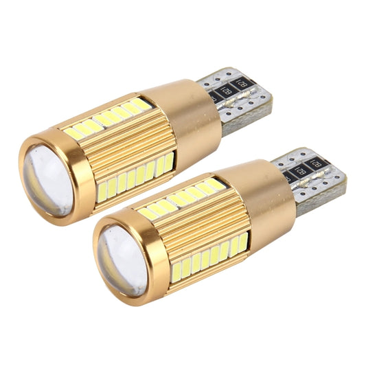 2 PCS T10 2W 180 LM 5500K Constant Current Car Clearance Light with 38 SMD-3014 Lamps, DC 12-16V(White Light) - Clearance Lights by buy2fix | Online Shopping UK | buy2fix