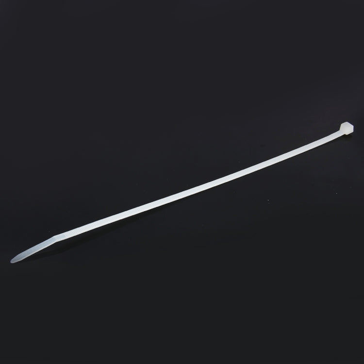 500 PCS 5mm*250mm Nylon Cable Ties(White) - Booster Cable & Clip by buy2fix | Online Shopping UK | buy2fix