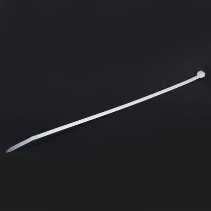 500 PCS 5mm*250mm Nylon Cable Ties(White) - Booster Cable & Clip by buy2fix | Online Shopping UK | buy2fix