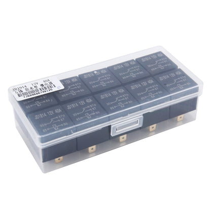 10 PCS JD-1914 40 AMP 12V Waterproof Car Auto Five Plugs Relay - Relays by buy2fix | Online Shopping UK | buy2fix
