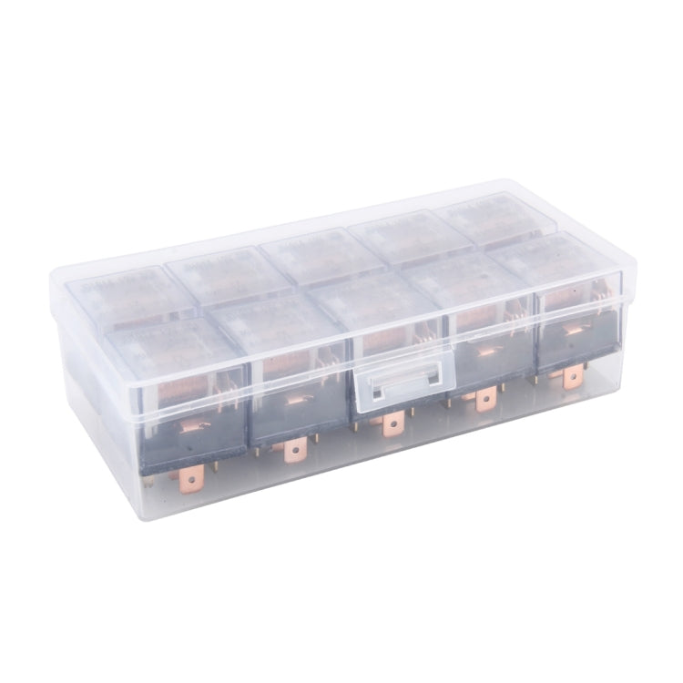 10 PCS JD-1914 80 AMP 12V Waterproof Car Auto Five Plugs Relay - Relays by buy2fix | Online Shopping UK | buy2fix