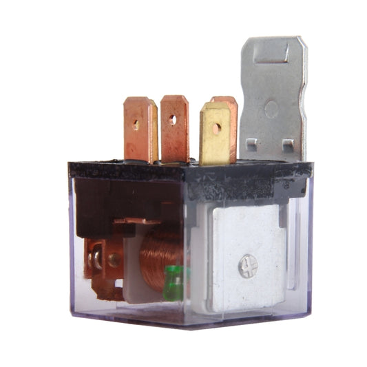 10 PCS JD-1914 80 AMP 12V Waterproof Car Auto Five Plugs Relay with Warning Light - Relays by buy2fix | Online Shopping UK | buy2fix