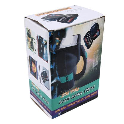 24 PCS Portable Flashlight Tool Box Set - Portable Auto, Home, Emergency Tool Kit with Flashlight - Hand Tool Sets by buy2fix | Online Shopping UK | buy2fix