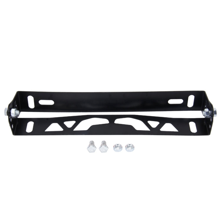 Car Auto Universal Aluminum Alloy Modified License Plate Frame Holder(Black) by buy2fix