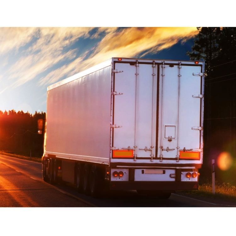 Car Auto Aluminum 55cm × 19cm Rear Warning Sign Sticker for Truck and Van by buy2fix