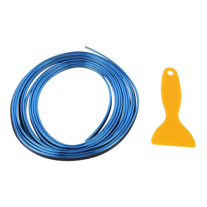 5m Flexible Trim For DIY Automobile Car Interior Exterior Moulding Trim Decorative Line Strip with Film Scraper(Blue) by buy2fix