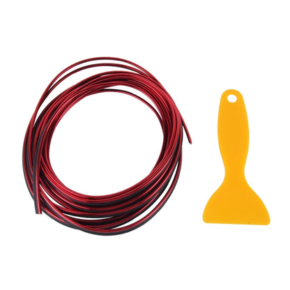 5m Flexible Trim For DIY Automobile Car Interior Exterior Moulding Trim Decorative Line Strip with Film Scraper(Red) by buy2fix