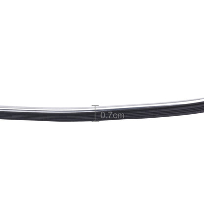 5m Flexible Trim For DIY Automobile Car Interior Exterior Moulding Trim Decorative Line Strip with Film Scraper(Silver) by buy2fix