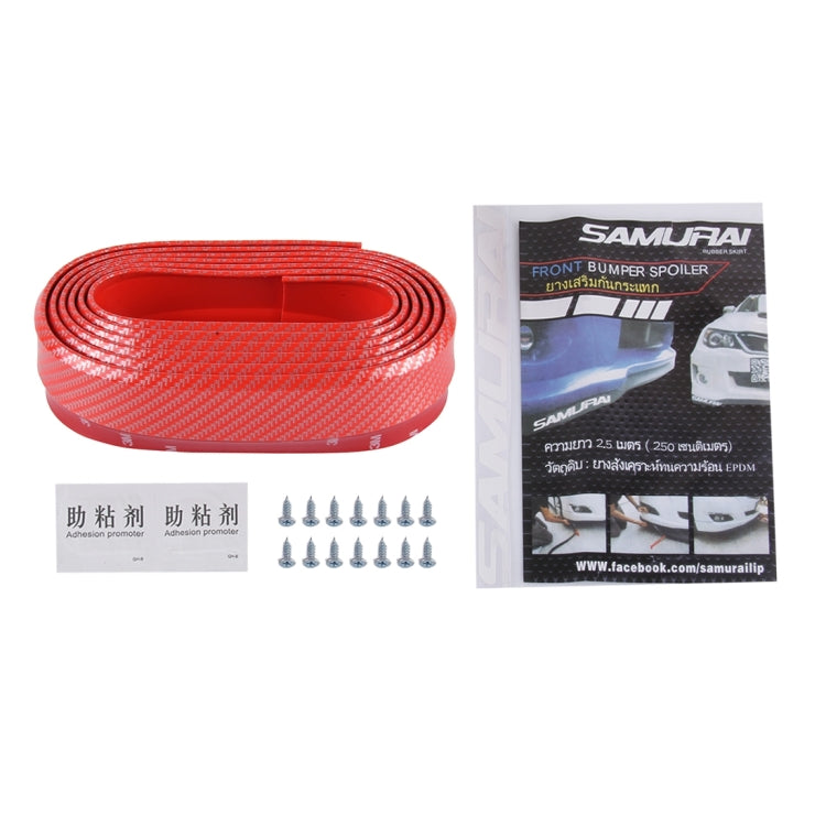 Universal 1.5m Car Front Bumper Lip Splitter Spoiler Skirt Adhesive Protector by buy2fix