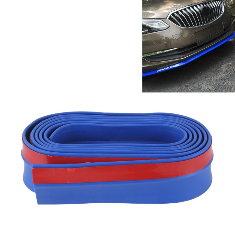 Universal 2.5m Car Front Bumper Lip Splitter Spoiler Skirt Adhesive Protector(Blue) by buy2fix