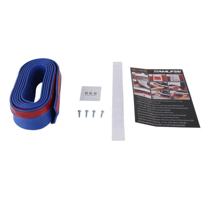 Universal 2.5m Car Front Bumper Lip Splitter Spoiler Skirt Adhesive Protector(Blue) by buy2fix