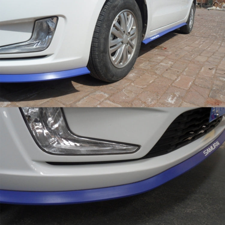 Universal 2.5m Car Front Bumper Lip Splitter Spoiler Skirt Adhesive Protector(Blue) by buy2fix