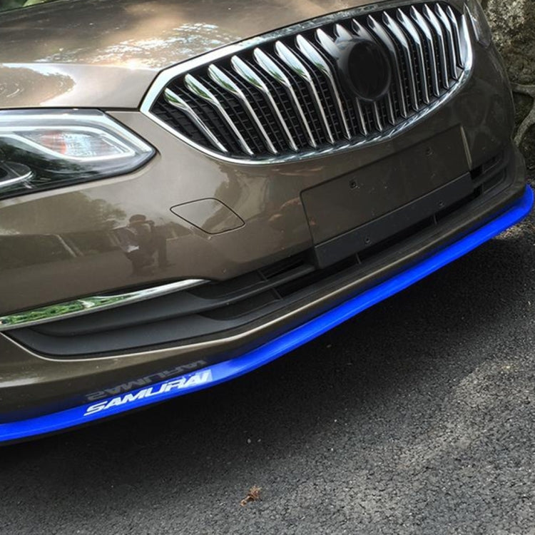 Universal 2.5m Car Front Bumper Lip Splitter Spoiler Skirt Adhesive Protector(Blue) by buy2fix