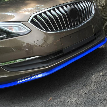 Universal 2.5m Car Front Bumper Lip Splitter Spoiler Skirt Adhesive Protector(Blue) by buy2fix