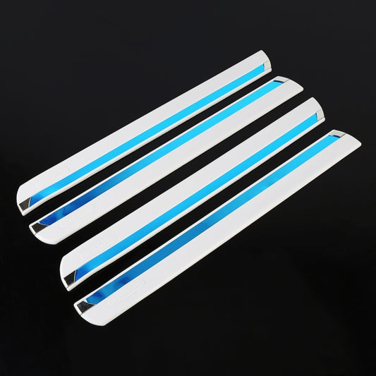 4 PCS Universal Car Auto Plastic Wrap Rubber Front Rear Body Bumper Guard Protector Strip Sticker by buy2fix