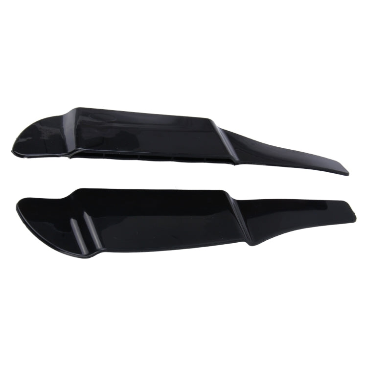 2 PCS Car Auto Universal Rubber Reversing Rearview Mirror Rain Baffle Plate (Black) by buy2fix