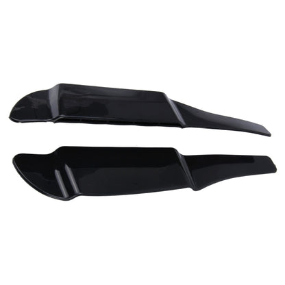 2 PCS Car Auto Universal Rubber Reversing Rearview Mirror Rain Baffle Plate (Black) by buy2fix