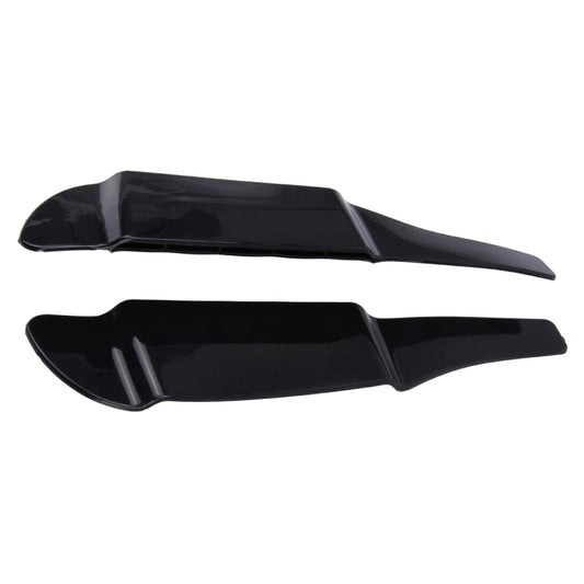 2 PCS Car Auto Universal Rubber Reversing Rearview Mirror Rain Baffle Plate (Black) by buy2fix