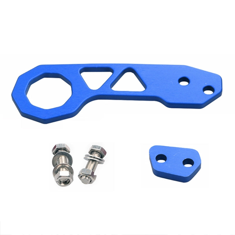 Aluminum Alloy Rear Tow Towing Hook Trailer Ring for Universal Car Auto with 2 x Screw Holes(Blue) by buy2fix