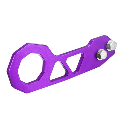 Aluminum Alloy Rear Tow Towing Hook Trailer Ring for Universal Car Auto with 2 x Screw Holes(Purple) by buy2fix